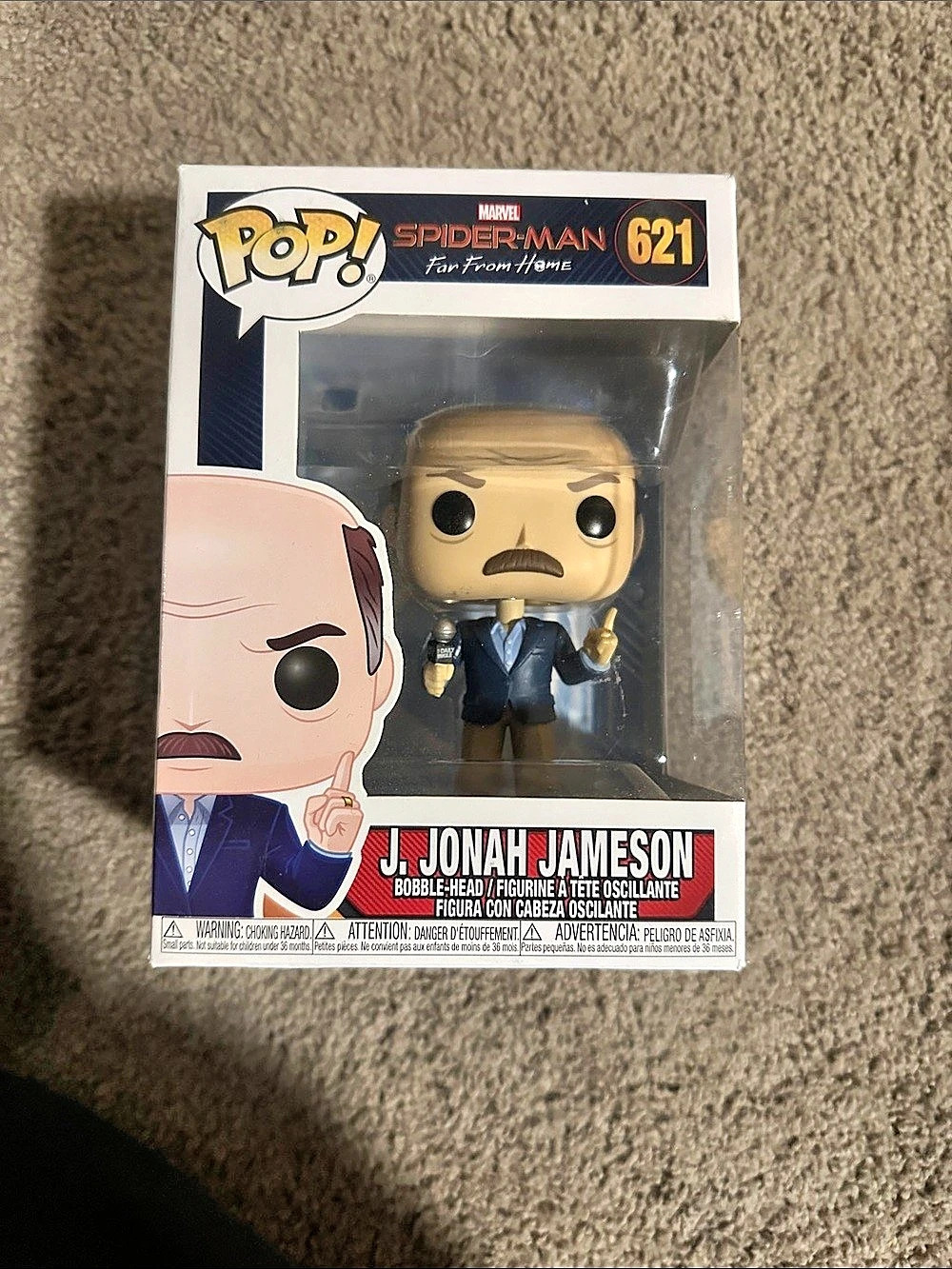 Funko Pop! J. Jonah Jameson #621 Marvel Spider-Man
